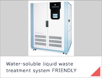 Water-soluble liquid waste treatment system FRIENDLY